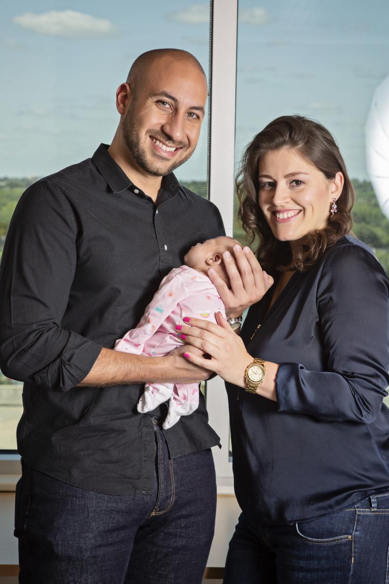 Parents with newborn